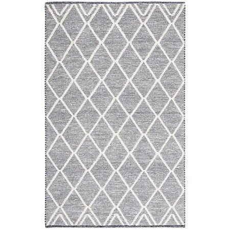 Safavieh 4 x 6 ft. Natura Contemporary Rectangle Hand Woven Rug Navy & Ivory NAT832N-4